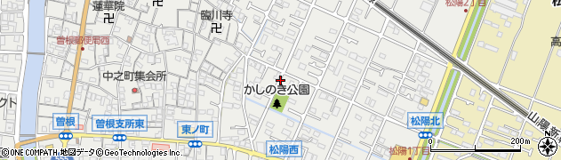 兵庫県高砂市曽根町周辺の地図