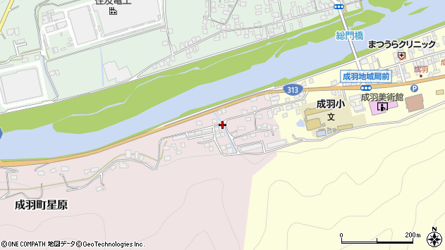 〒716-0112 岡山県高梁市成羽町星原の地図