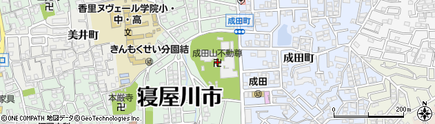 成田山不動尊周辺の地図