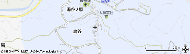 京都府和束町（相楽郡）撰原（鳥谷）周辺の地図