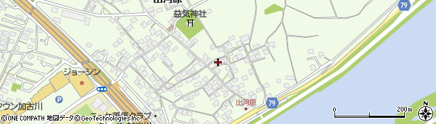 兵庫県加古川市東神吉町出河原172周辺の地図