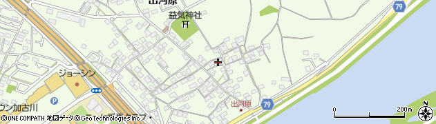 兵庫県加古川市東神吉町出河原171周辺の地図