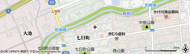 静岡県掛川市七日町92周辺の地図