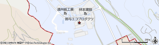 鈴与エコプロダクツ株式会社　袋井事業所周辺の地図