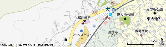 兵庫県神戸市北区山田町上谷上周辺の地図