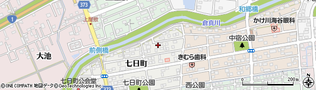 静岡県掛川市七日町93周辺の地図