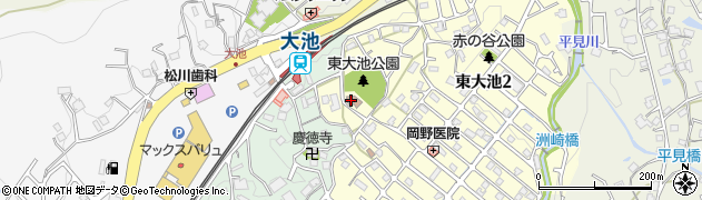 神戸市立児童館大池児童館周辺の地図