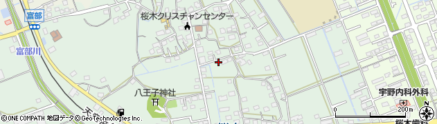 静岡県掛川市富部631周辺の地図