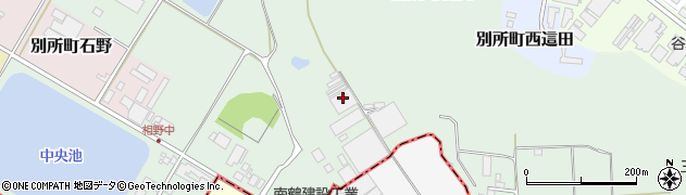 兵庫県三木市別所町花尻605周辺の地図