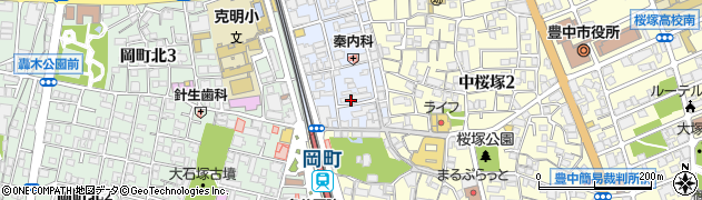 ウィル豊中リヴェール岡町駅前管理事務所周辺の地図