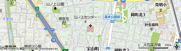 大阪府豊中市宝山町7周辺の地図