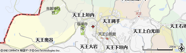 京都府京田辺市天王上垣内2周辺の地図