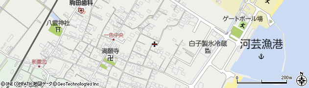 三重県津市河芸町一色周辺の地図