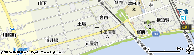 愛知県豊橋市横須賀町土場30周辺の地図