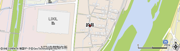岡山県赤磐市釣井周辺の地図