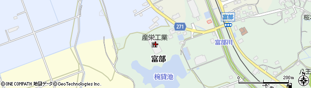 静岡県掛川市富部100周辺の地図