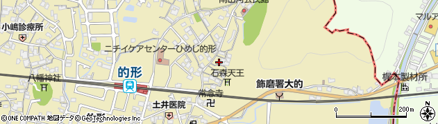兵庫県姫路市的形町的形245周辺の地図
