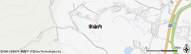 岡山県岡山市北区東山内周辺の地図