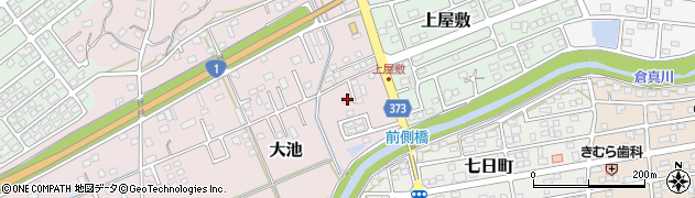 静岡県掛川市大池123周辺の地図