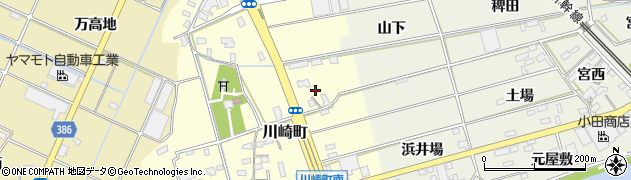 愛知県豊橋市川崎町287周辺の地図