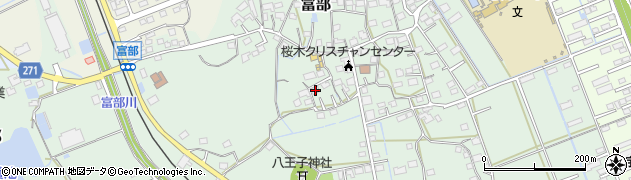 静岡県掛川市富部942周辺の地図