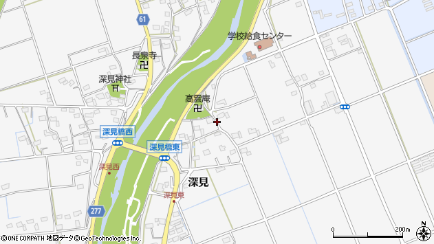 〒437-0051 静岡県袋井市深見の地図