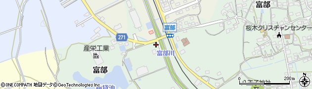 静岡県掛川市富部79周辺の地図
