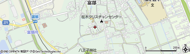 静岡県掛川市富部943周辺の地図