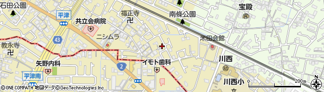 兵庫県加古川市米田町平津周辺の地図