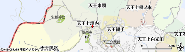 京都府京田辺市天王上垣内27周辺の地図