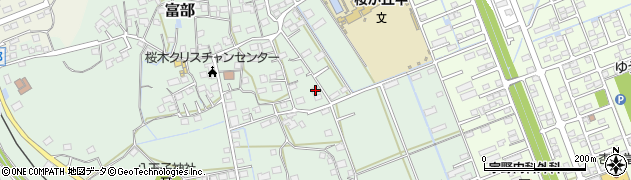 静岡県掛川市富部985周辺の地図