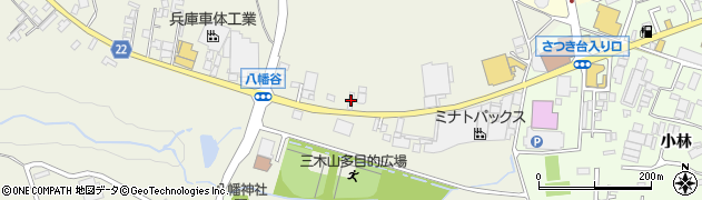 阪神瓦斯産業株式会社　三木営業所周辺の地図