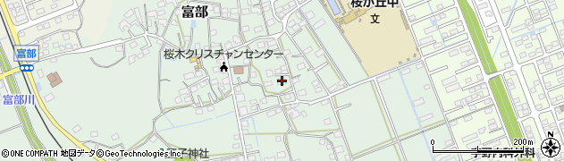 静岡県掛川市富部978周辺の地図