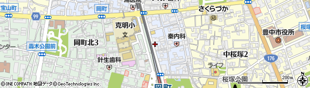大阪府宅地建物取引業協会　北摂支部周辺の地図