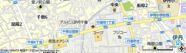 西松屋伊丹行基店周辺の地図