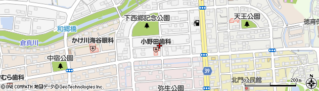 静岡県掛川市柳町周辺の地図