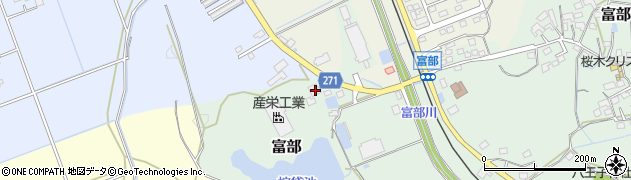 静岡県掛川市富部102周辺の地図