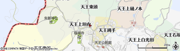 京都府京田辺市天王上垣内29周辺の地図