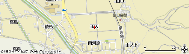 京都府木津川市山城町綺田正天周辺の地図