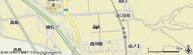 京都府木津川市山城町綺田（正天）周辺の地図