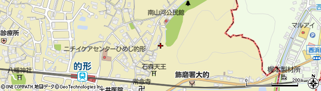 兵庫県姫路市的形町的形255周辺の地図