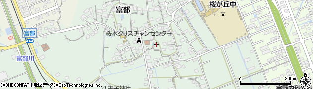 静岡県掛川市富部962周辺の地図