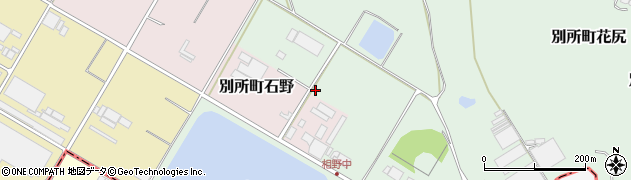 兵庫県三木市別所町花尻726周辺の地図