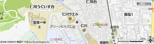 宝塚清光クリニック周辺の地図