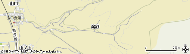 京都府木津川市山城町綺田（淀谷）周辺の地図