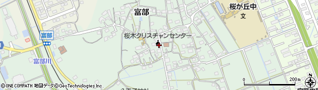 静岡県掛川市富部627周辺の地図