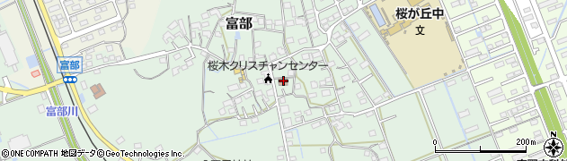 静岡県掛川市富部961周辺の地図