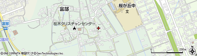 静岡県掛川市富部975周辺の地図
