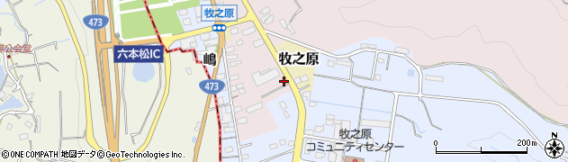 静岡県牧之原市勝田2032周辺の地図