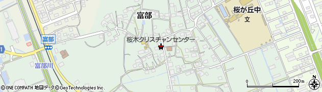 静岡県掛川市富部625周辺の地図